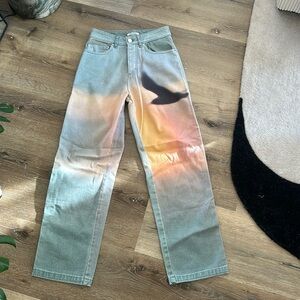 PRISCAVera sunset color denim jeans